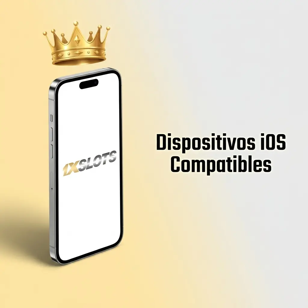 Dispositivos iOS compatibles con la app de 1xSlots: iPhone X al 15 y iPad Air y Pro desde gen 3