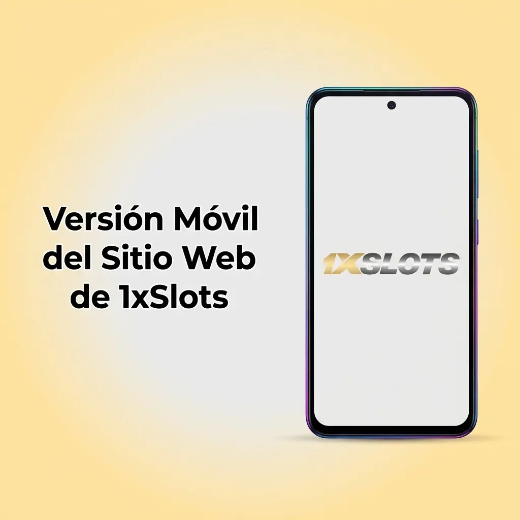 Versión móvil de 1xSlots optimizada para celulares y tablets con casino, apuestas y gestión de cuenta